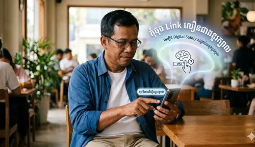 កុំចុច Link លឿនជាងខួរក្បាល៖ មេរៀន Digital Safety សម្រាប់មនុស្សធម្មតា